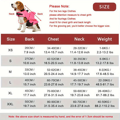 Adjustable Reflective Floating Dog Life Jacket