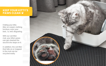 Foldable Cat Litter Mat (Urine Proof)