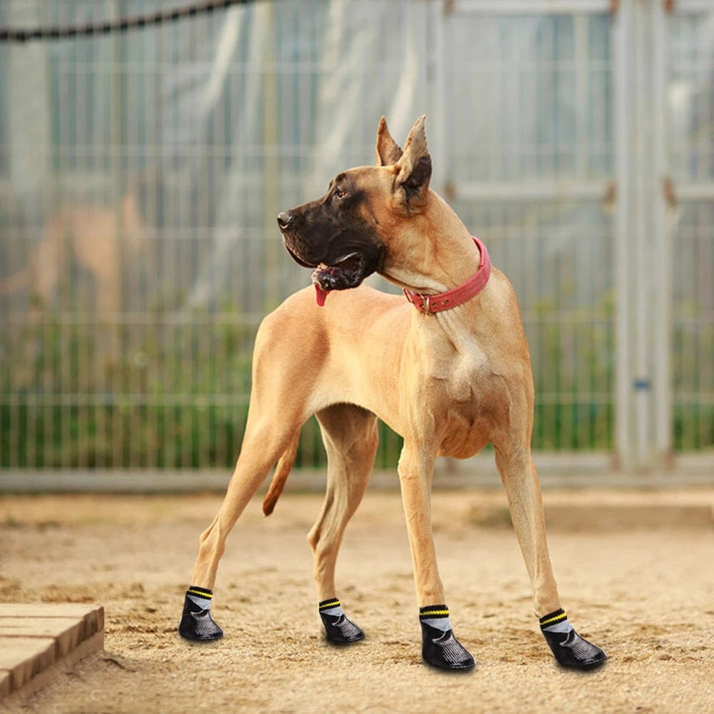 Outdoor Dog Booties (Non-Slip, Rubberized)