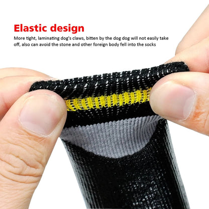 Outdoor Dog Booties (Non-Slip, Rubberized)