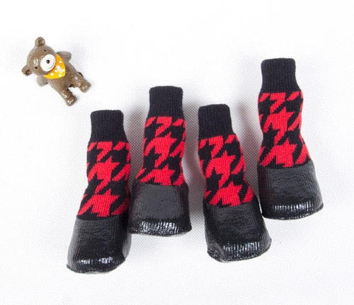 Outdoor Dog Booties (Non-Slip, Rubberized)