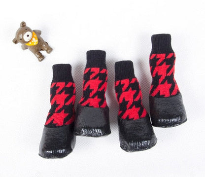 Outdoor Dog Booties (Non-Slip, Rubberized)