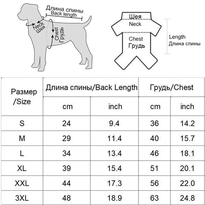 Warm Fleece Jacket for Dogs (Reflective)