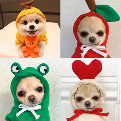 Cute Fruity Animal Hoodie (Dogs/Cats)