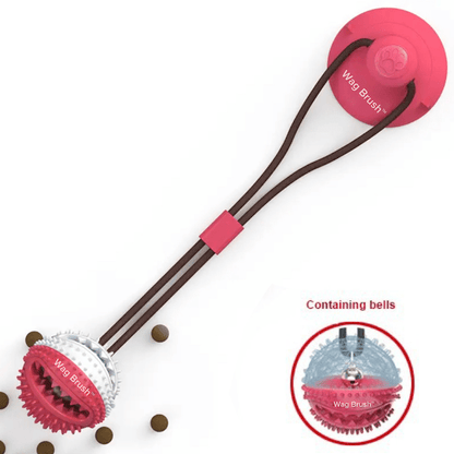 Dog Chew Toy Suction Cup Teeth Cleaner