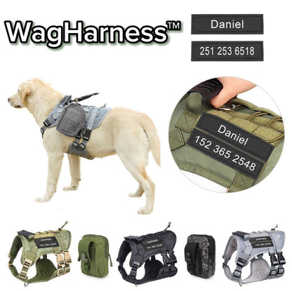 Customized Tactical Dog Harness (Adjustable)