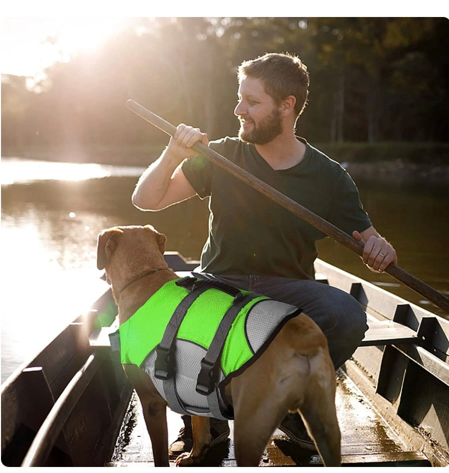 Adjustable Reflective Floating Dog Life Jacket