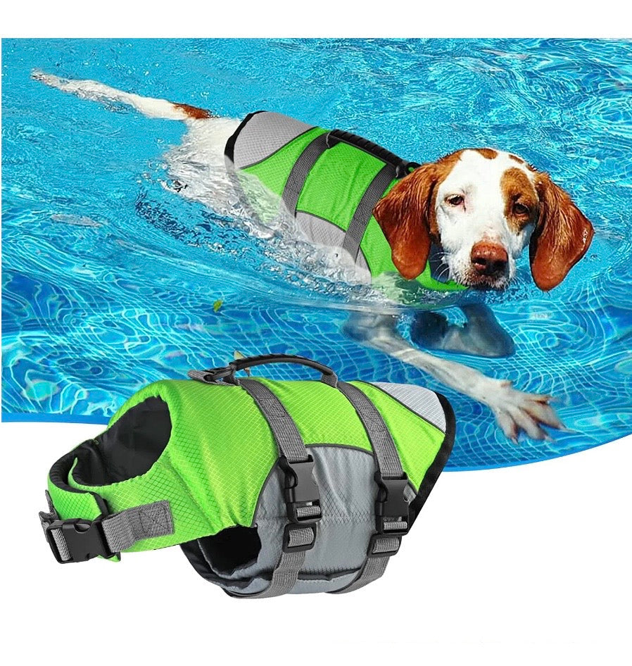 Adjustable Reflective Floating Dog Life Jacket