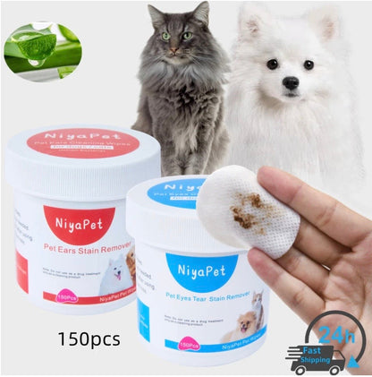 Eyes, Ears, & Body Wipes for Dogs & Cat (For Sensitive Pets)