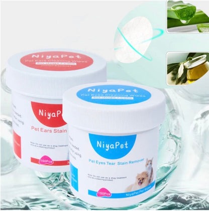 Eyes, Ears, & Body Wipes for Dogs & Cat (For Sensitive Pets)