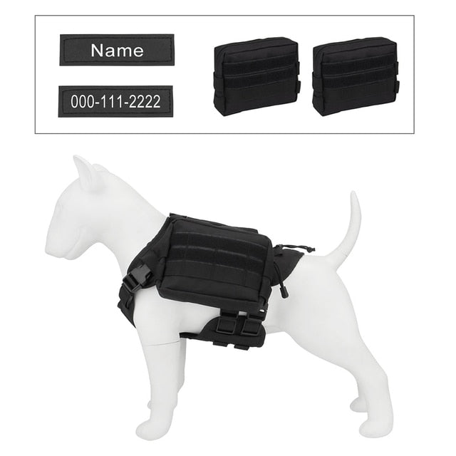 Customized Tactical Dog Harness (Adjustable)