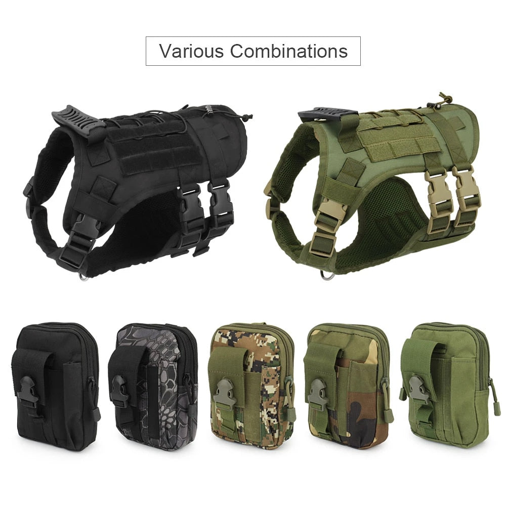 Customized Tactical Dog Harness (Adjustable)