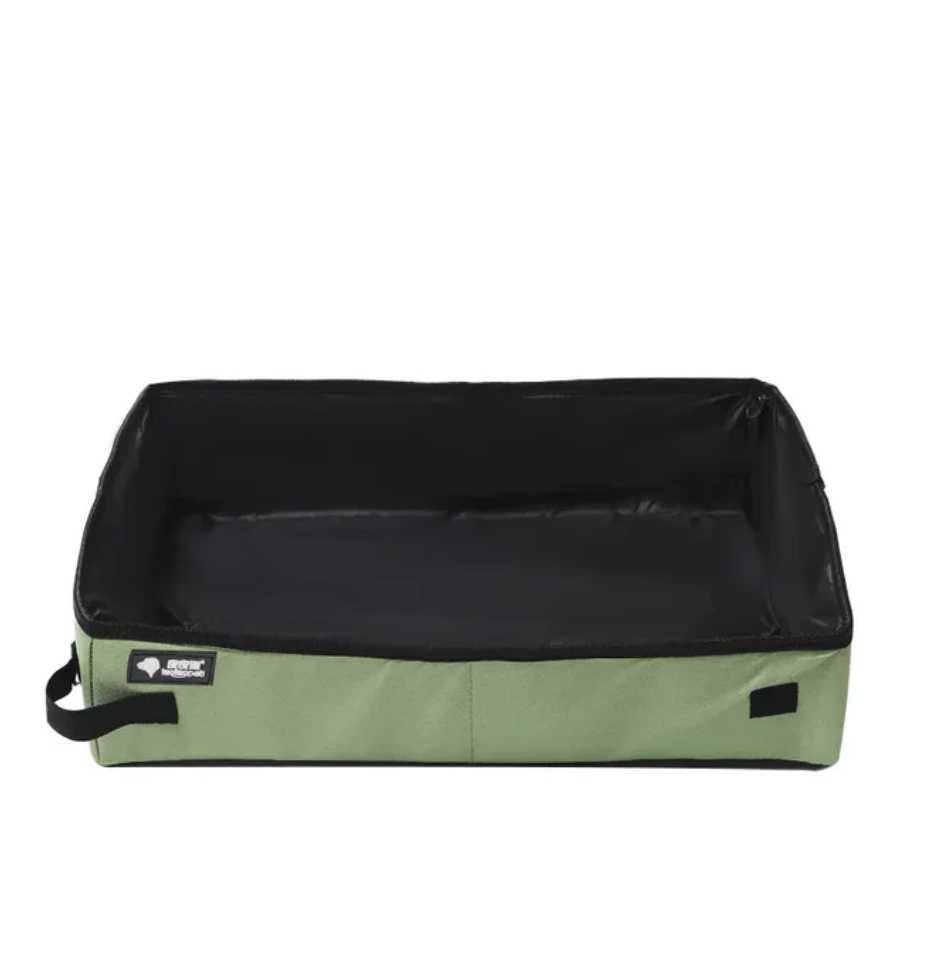 Portable Litter Box for Travel (Foldable/Collapsible)