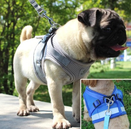 Reflective Pet Harness (Adjustable & Breathable)