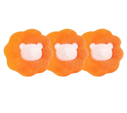 Washing Machine Fur/Hair/Lint Catcher Balls (Reusable)