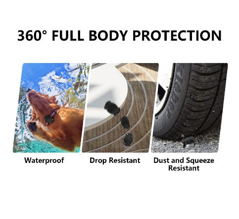 BravviTag WaterProof AirTag Case Attachment for Dogs & Cats