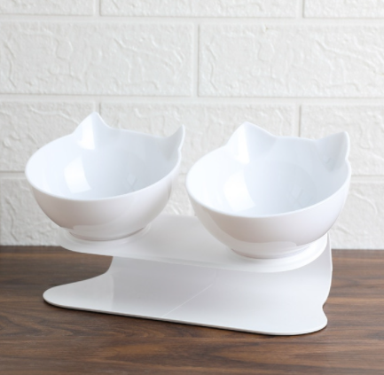 Elevated Cat Bowl (Raised & Anti-Vomiting Orthopedic)