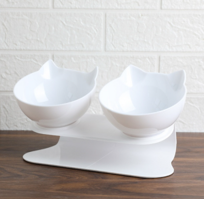 Elevated Cat Bowl (Raised & Anti-Vomiting Orthopedic)