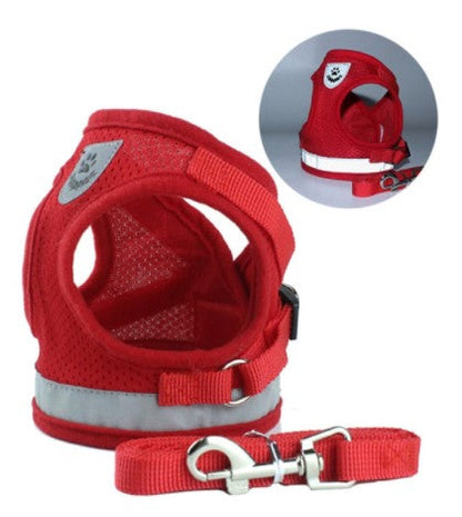 Reflective Pet Harness (Adjustable & Breathable)