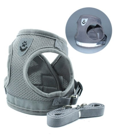 Reflective Pet Harness (Adjustable & Breathable)