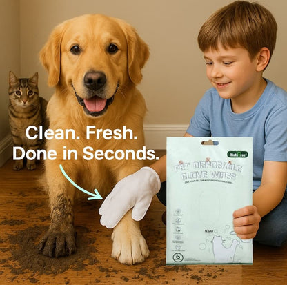 Natural Deodorizing Wipes for Sensitive Pets