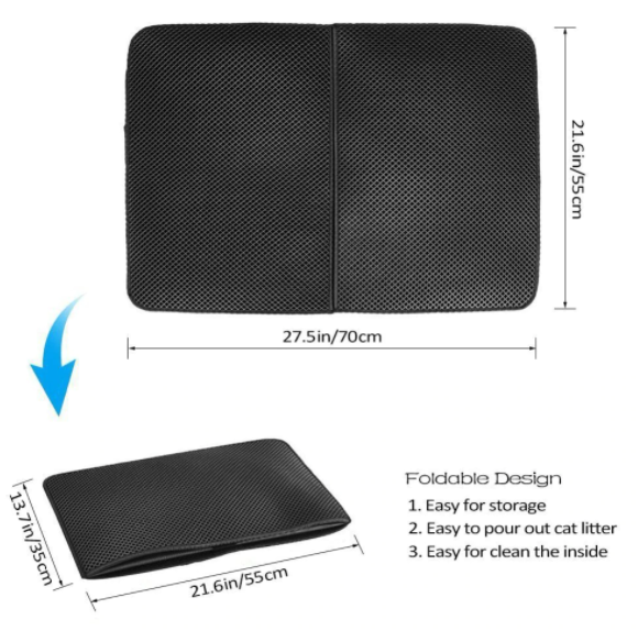 Foldable Cat Litter Mat (Urine Proof)