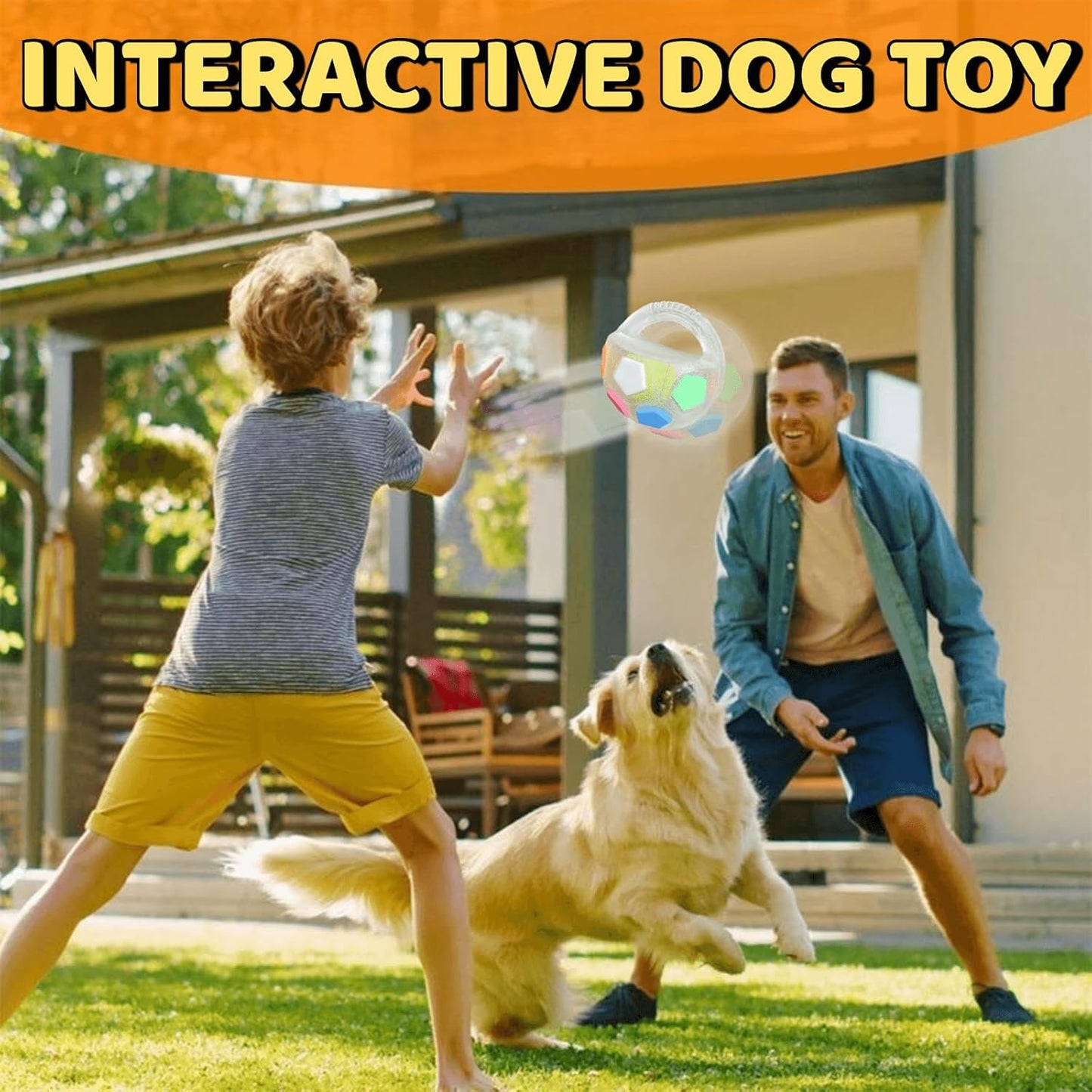 Durable Soccer Toy – Bouncy, Bite-Resistant & Fun