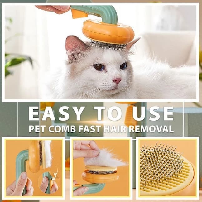 Self-Cleaning Pet Brush (For Sensitive Pets)