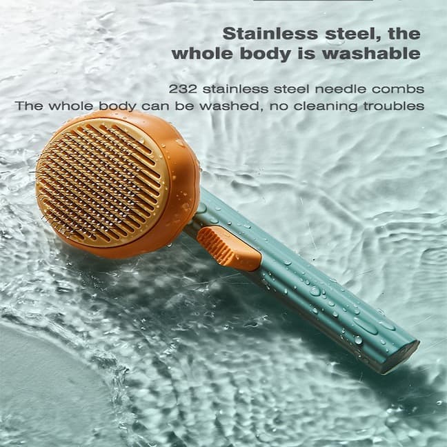 Self-Cleaning Pet Brush (For Sensitive Pets)